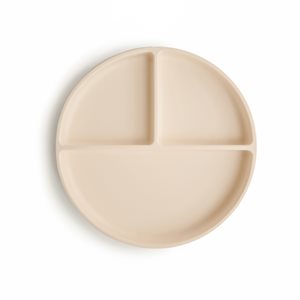 Mushie Silicone Suction Plate - Shifting Sand